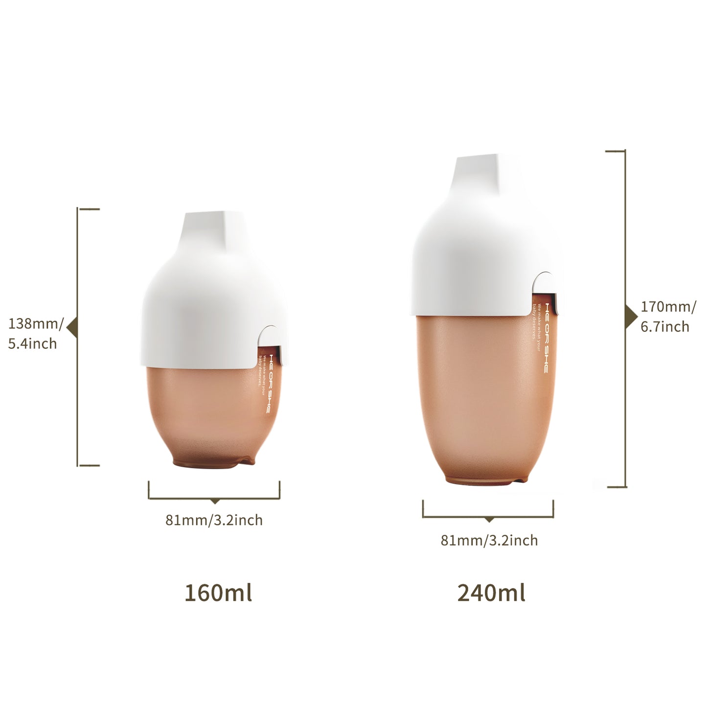 Ultrabreit Hals Babyflasche Premium Geschenkset (Weiß) - Thibs Baby Club
