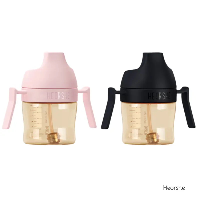 Zahnpflege-Trinklernbecher 300ml (Schwarz) - Thibs Baby Club