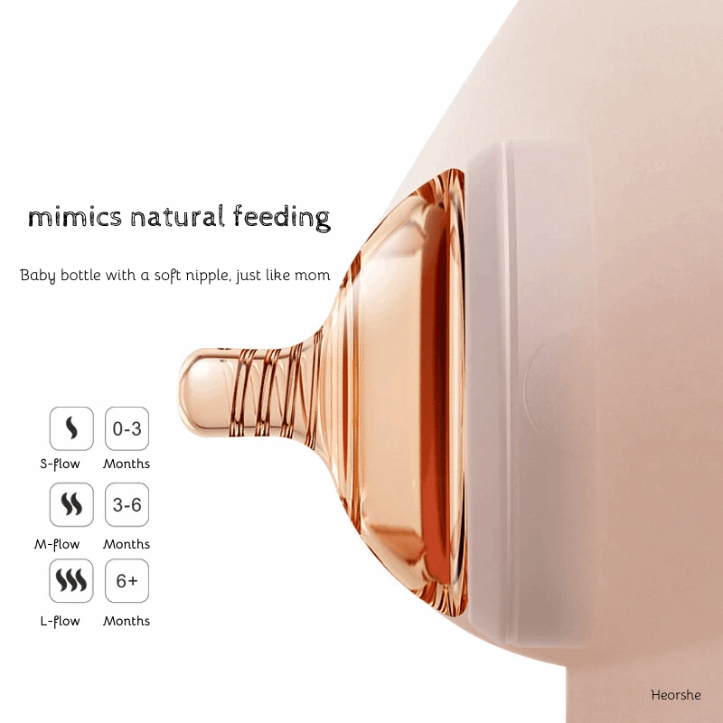 Ultrabreit Hals Babyflasche Premium Geschenkset (Weiß) - Thibs Baby Club