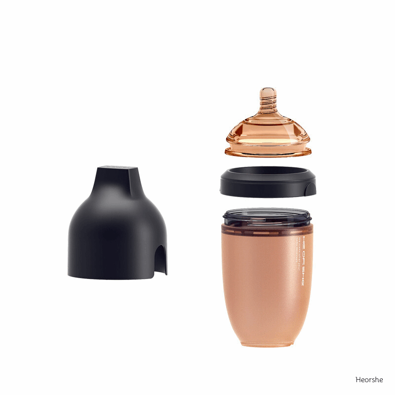 Ultrabreit Hals Babyflasche 240ml (Schwarz)