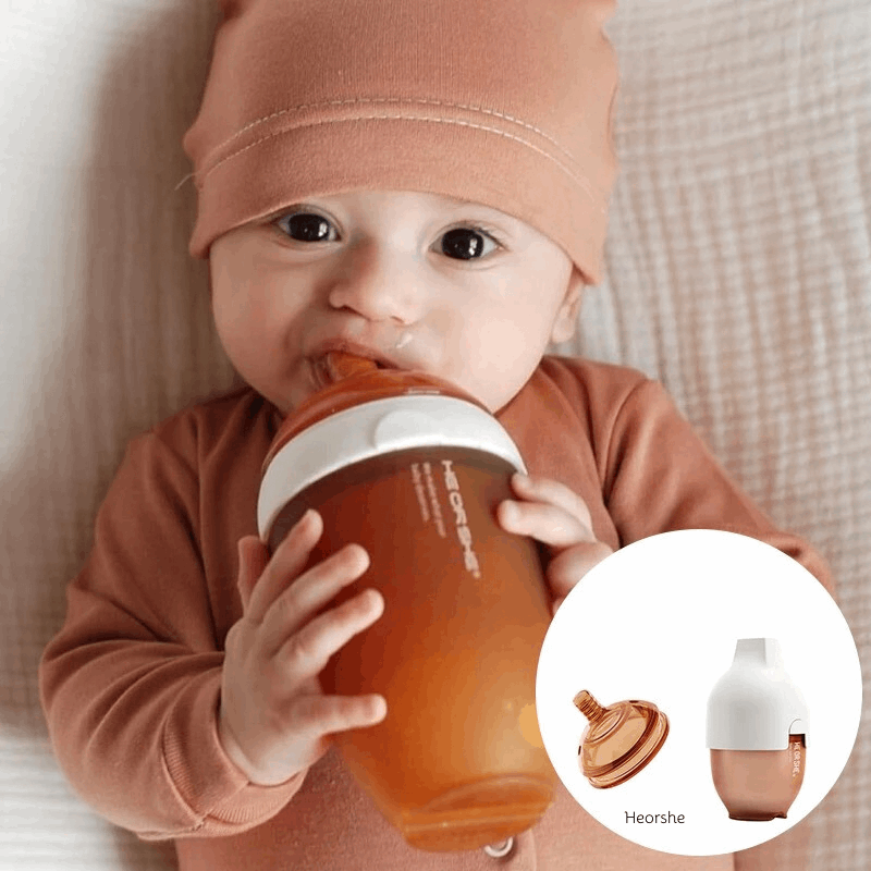 Ultrabreit Hals Babyflasche Premium Geschenkset (Weiß) - Thibs Baby Club