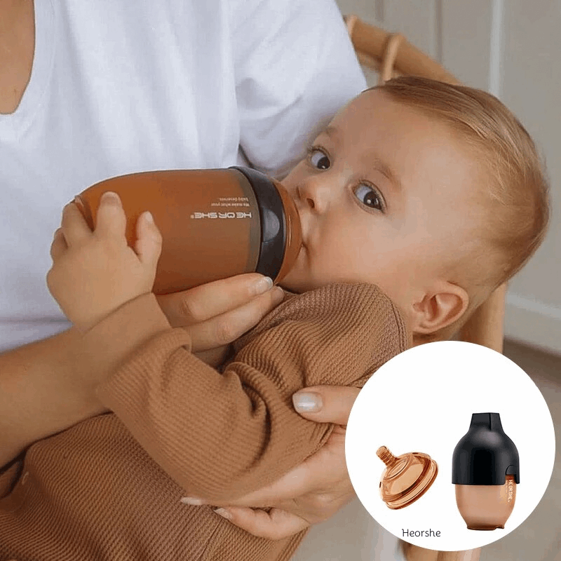 Ultrabreit Hals Babyflasche 240ml (Schwarz)