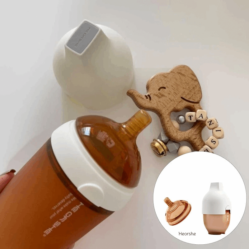 Ultrabreit Hals Babyflasche Premium Geschenkset (Weiß) - Thibs Baby Club