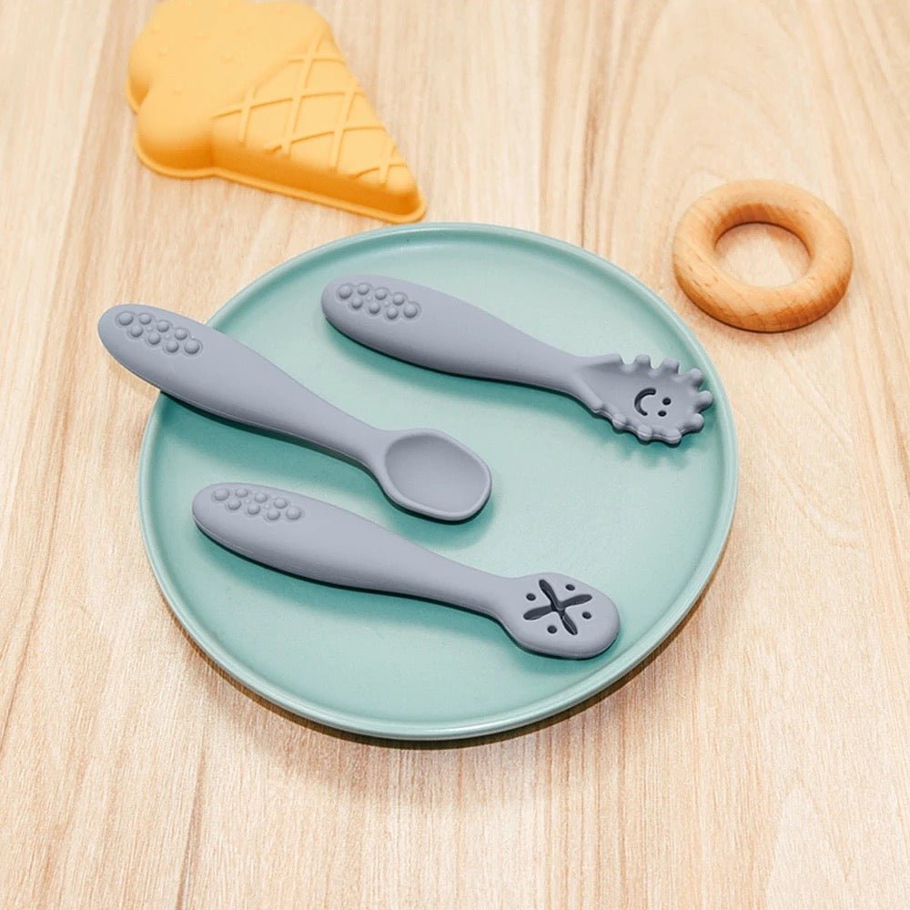 Babylöffel 3er - Set (Creme) - Thibs Baby Club