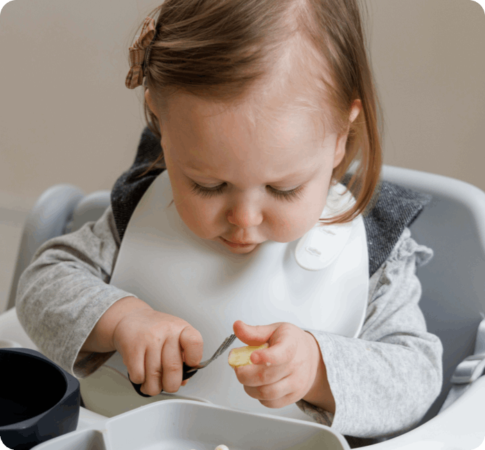 I‘m a Bib Lätzchen (Grau) - Heorshe