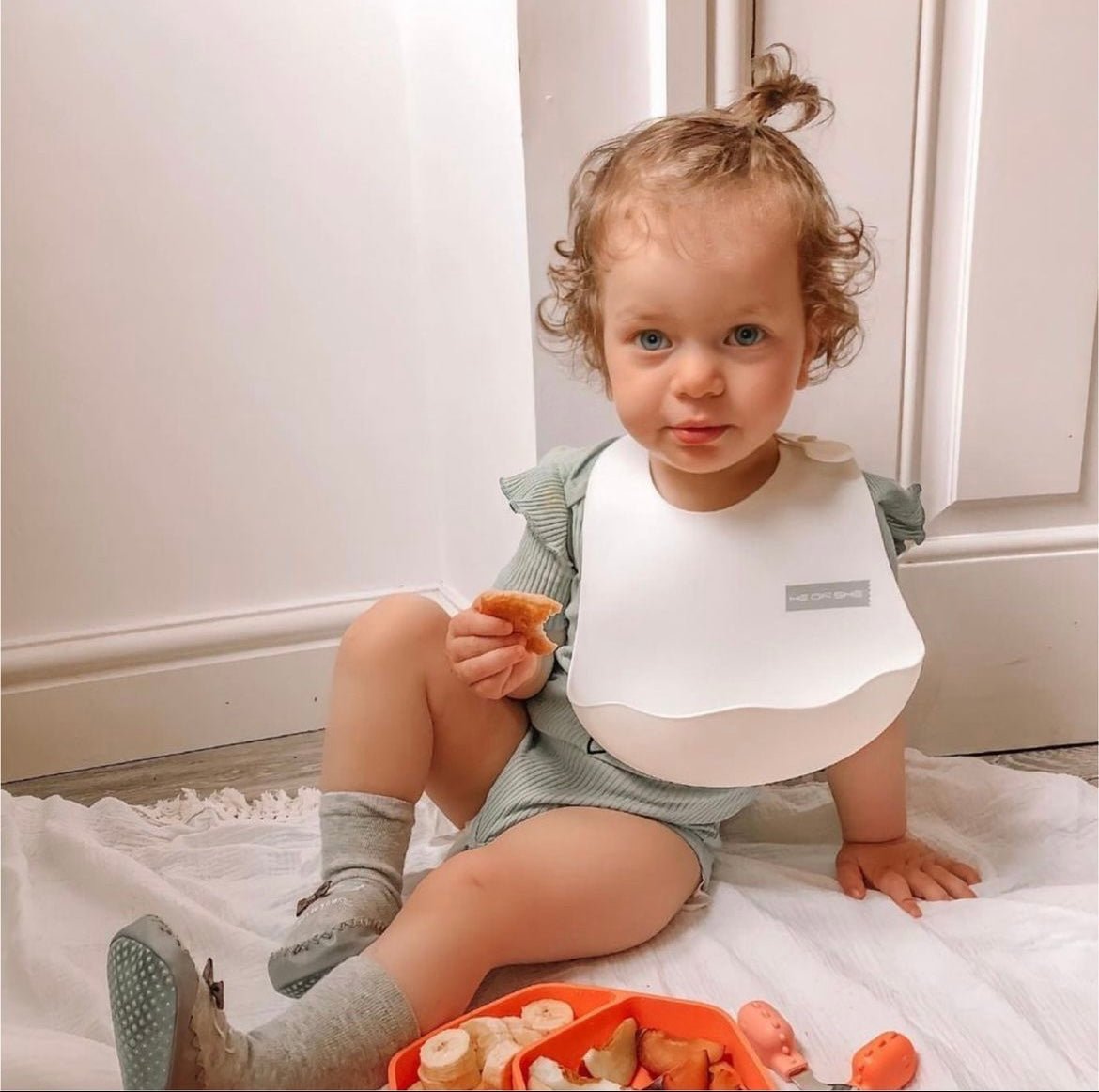 I‘m a Bib Lätzchen (Weiß) - Heorshe