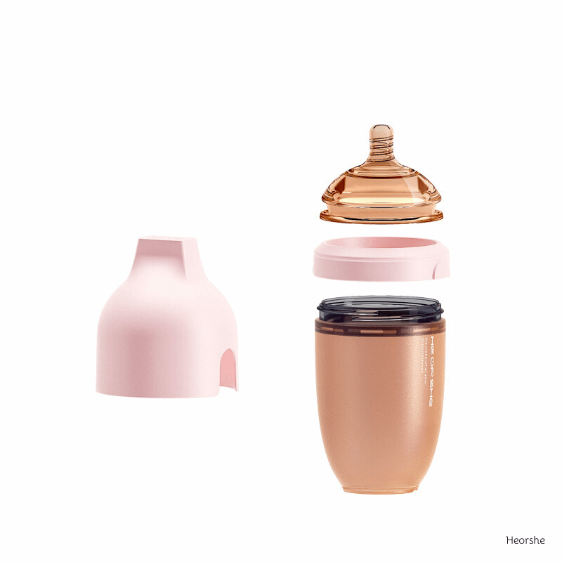 Ultrabreit Hals Babyflasche 240ml (Rosa)