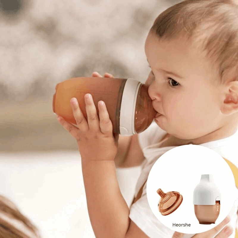 Ultrabreit Hals Babyflasche 240ml (Grau)