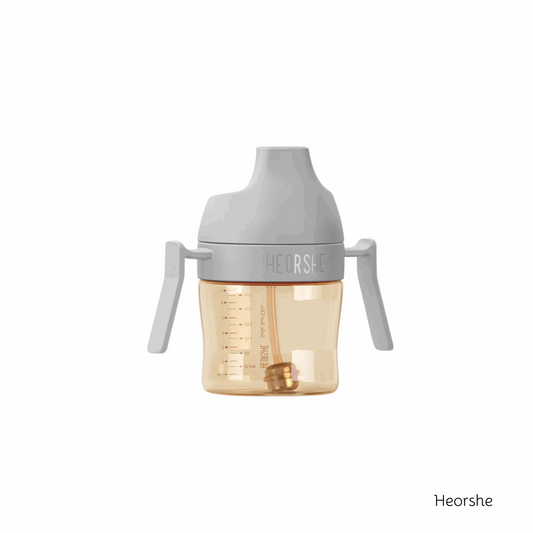 Zahnpflege-Trinklernbecher 210ml (Grau) - Thibs Baby Club