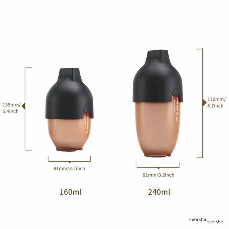 Ultrabreit Hals Babyflasche 160ml (Schwarz)