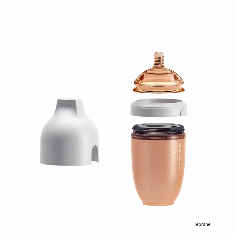 Ultrabreit Hals Babyflasche 240ml (Grau)