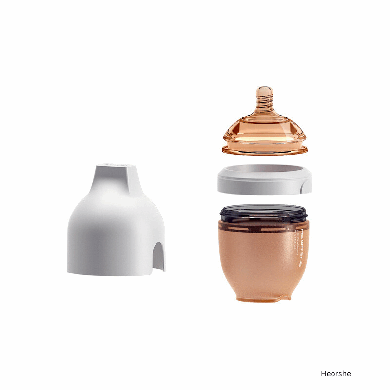 Ultrabreit Hals Babyflasche 160ml (Grau)