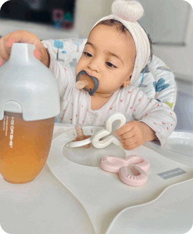 Ultrabreit Hals Babyflasche 160ml (Grau)
