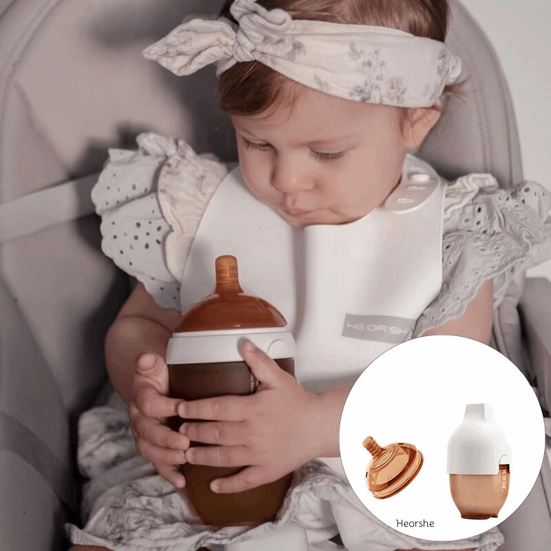 Ultrabreit Hals Babyflasche 240ml (Rosa)