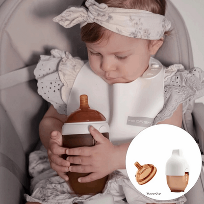 Ultrabreit Hals Babyflasche 240ml (Rosa)