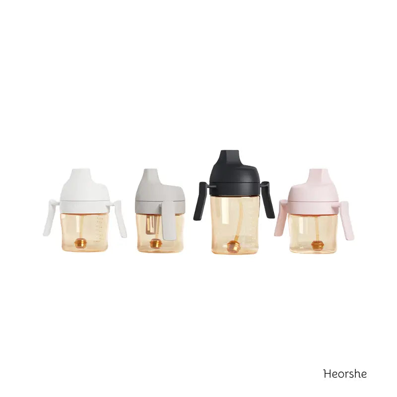 Zahnpflege-Trinklernbecher 300ml (Schwarz) - Thibs Baby Club