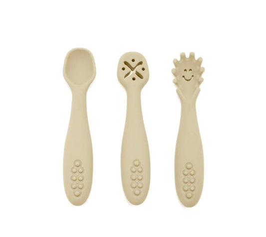 Babylöffel 3er - Set (Creme) - Thibs Baby Club