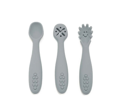 Babylöffel 3er - Set (Grau) - Thibs Baby Club