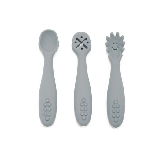 Babylöffel 3er - Set (Grau) - Thibs Baby Club