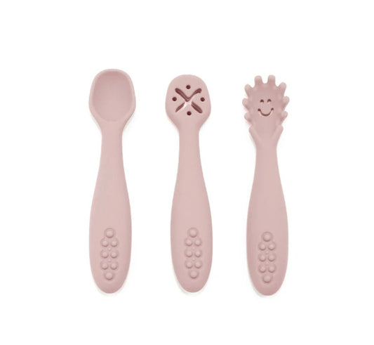 Babylöffel 3er - Set (Rosa) - Thibs Baby Club