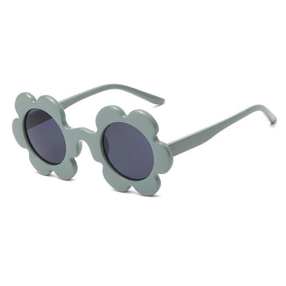 Blumensonnenbrille mit Haarspangen - 3er Set (Blau/Dunkelblau) - Thibs Baby Club