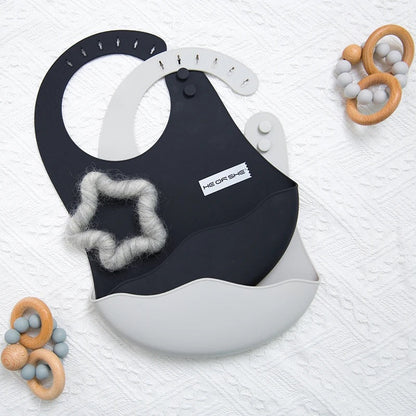 I‘m a Bib Lätzchen (Grau) - Heorshe