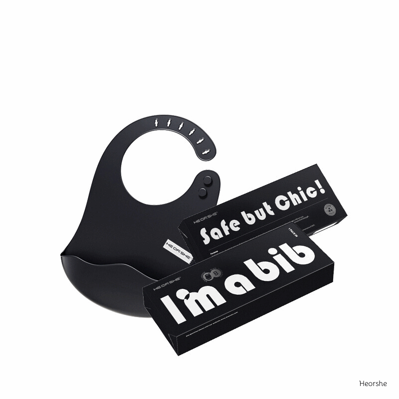 I‘m a Bib Lätzchen (Schwarz) - Heorshe