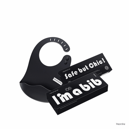I‘m a Bib Lätzchen (Schwarz) - Heorshe