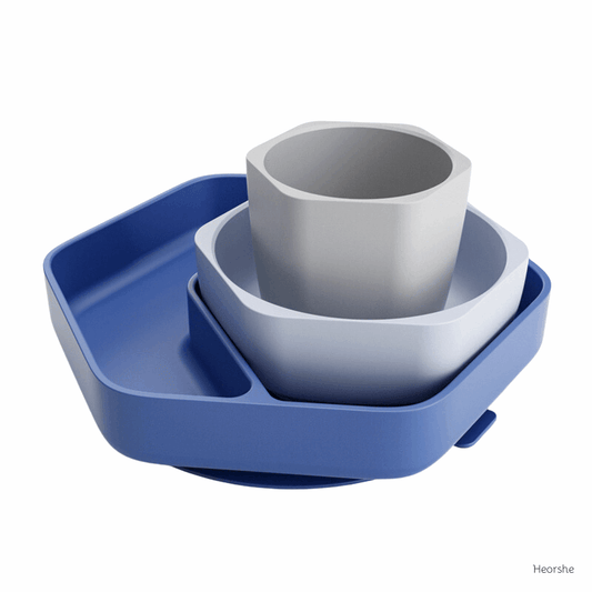 Kleinkind Fütterungsset (Blau) - Heorshe