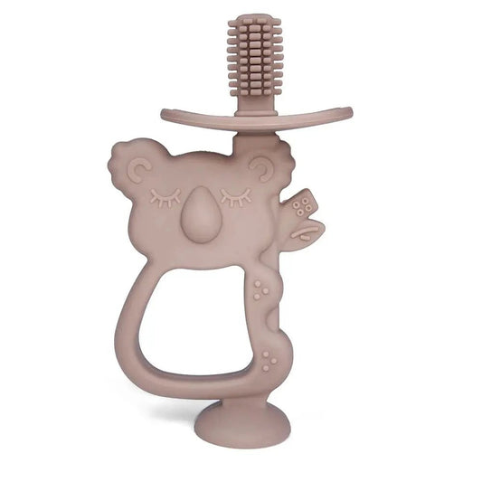Koala 2 - in - 1 - Zahnbürste (Taupe) - Thibs Baby Club