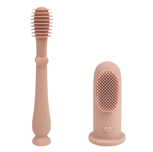 Mundpflegeset für Babys (Altrose) - ThibsBabyClub