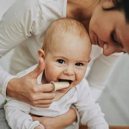 Mundpflegeset für Babys (Hellgrau) - Thibs Baby Club