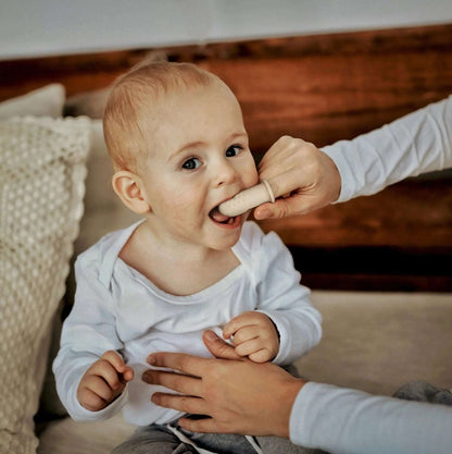 Mundpflegeset für Babys (Hellgrau) - Thibs Baby Club