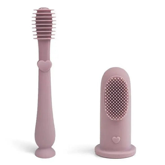 Mundpflegeset für Babys (Mauve) - Thibs Baby Club