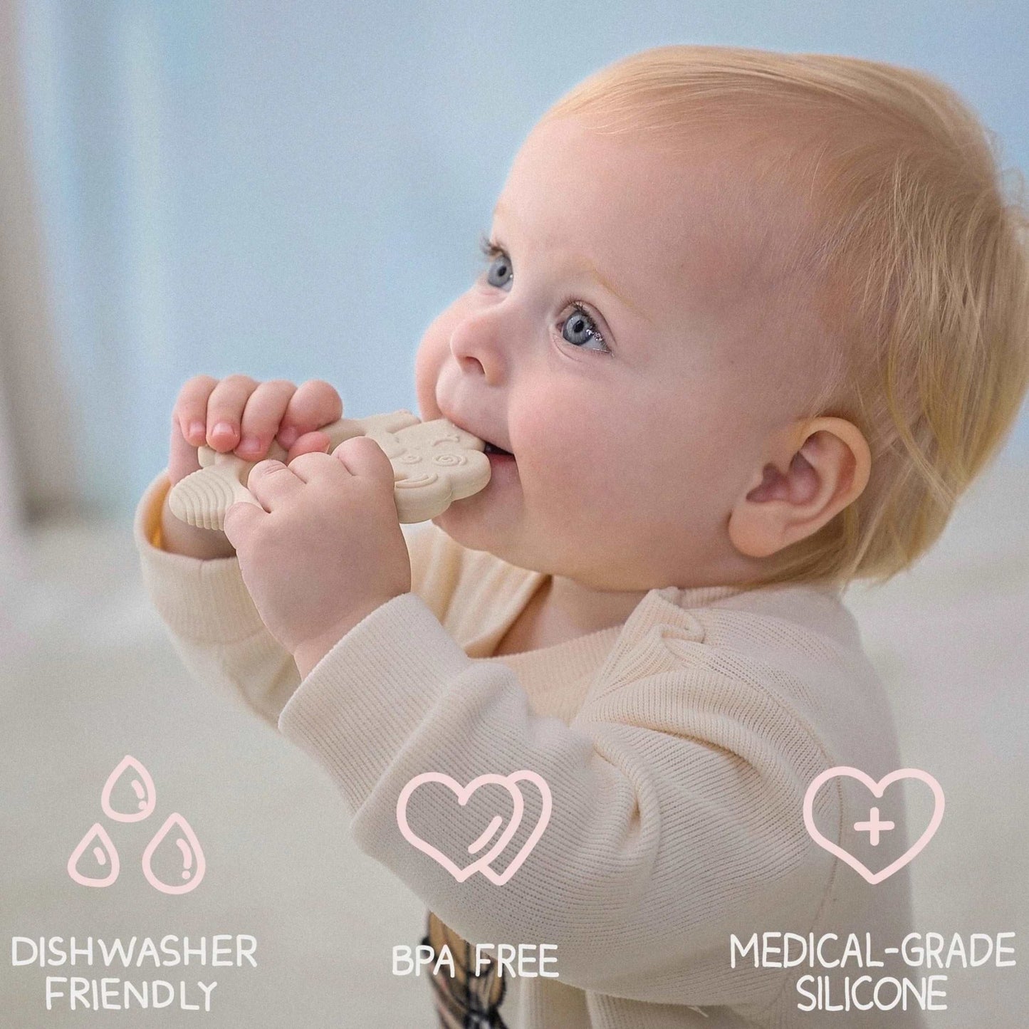 Schaf - Beißring (Vanille) - Thibs Baby Club