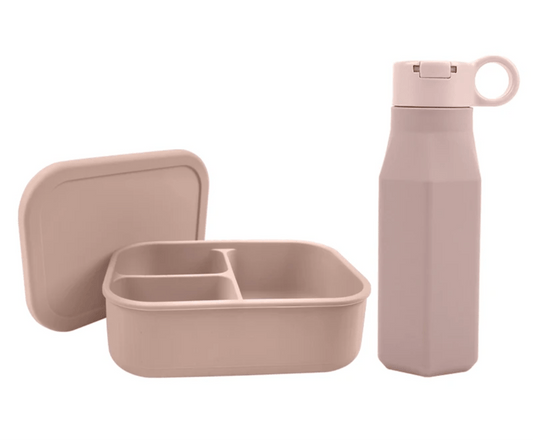Silikon - Bento - Box - Set (Kamel) - Thibs Baby Club